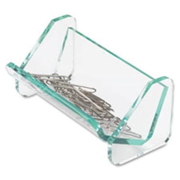 Alfred Music Paper Clip Holder; 3.88 in. x 2.5 in. x 1.88 in.; Clear-Green SW127753 - main